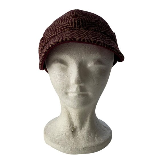 Kangol Womens Herringbone Deeto Hat Cap Size Small Preppy Old Money Timeless - Picture 2 of 7